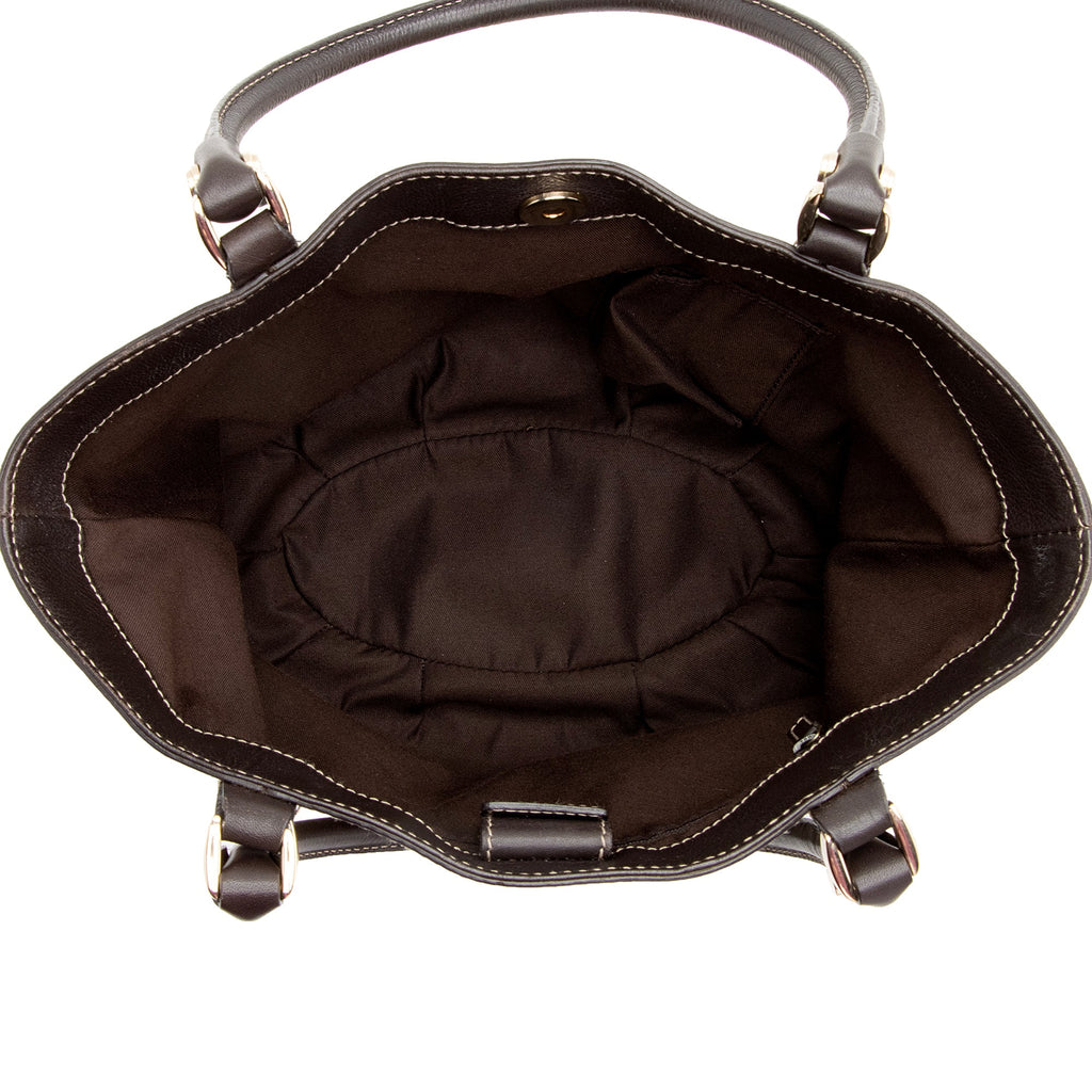 Gucci GG Canvas Abbey D Ring Small Tote (SHF-22935)
