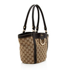 Gucci GG Canvas Abbey D Ring Small Tote (SHF-22935)