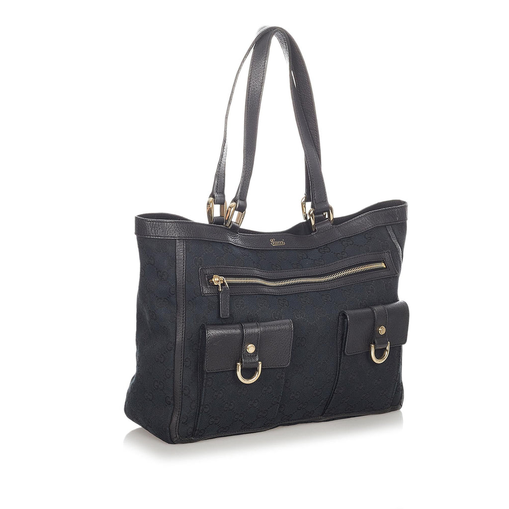 Gucci GG Canvas Abbey D Ring Tote Bag (SHG-23834)