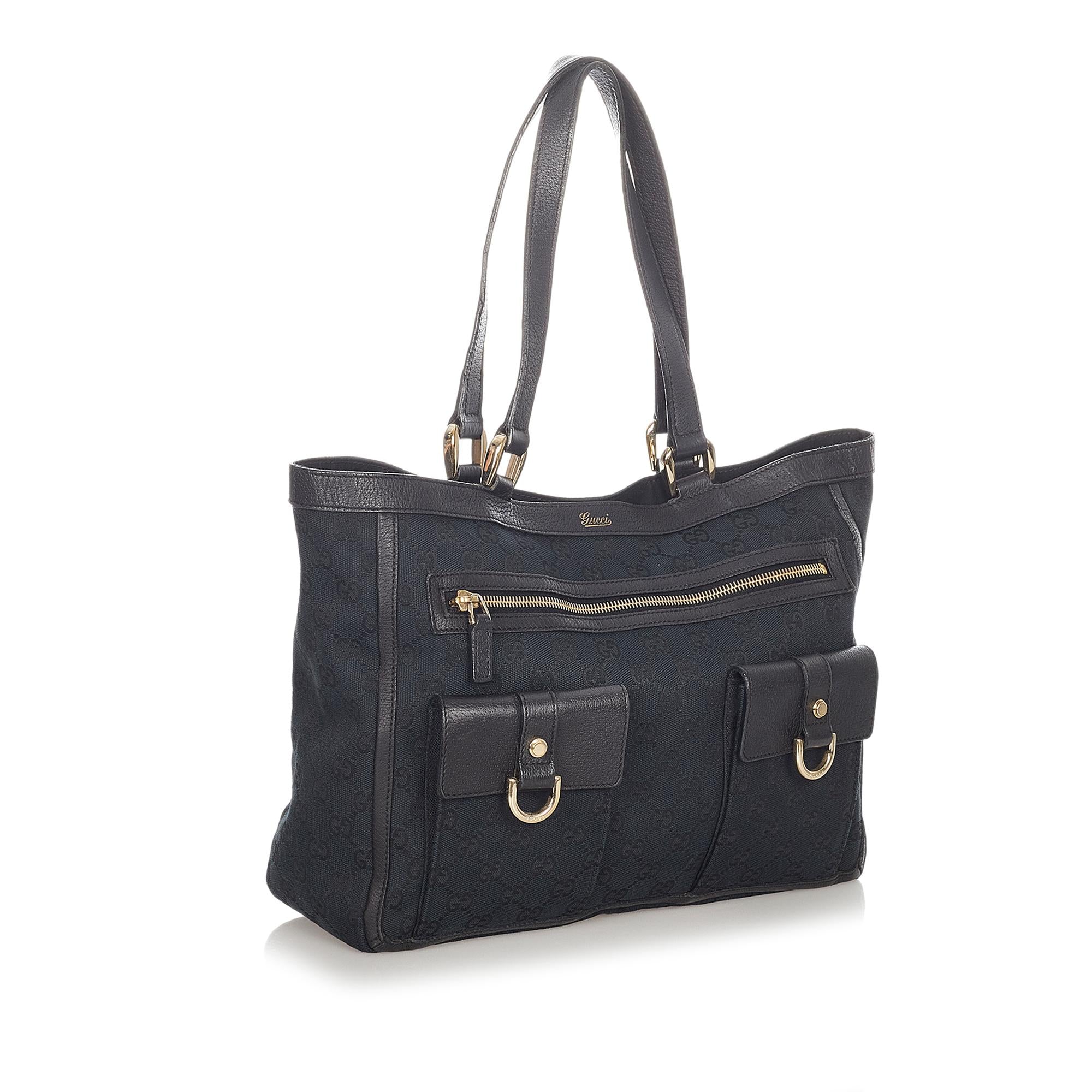 Gucci GG Canvas Abbey D Ring Tote Bag (SHG-23834)