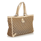 Gucci GG Canvas Abbey D- Ring Tote Bag (SHG-26005)