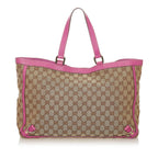 Gucci GG Canvas Abbey D- Ring Tote Bag (SHG-27537)