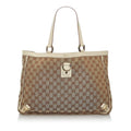 Gucci GG Canvas Abbey D- Ring Tote Bag (SHG-29462)