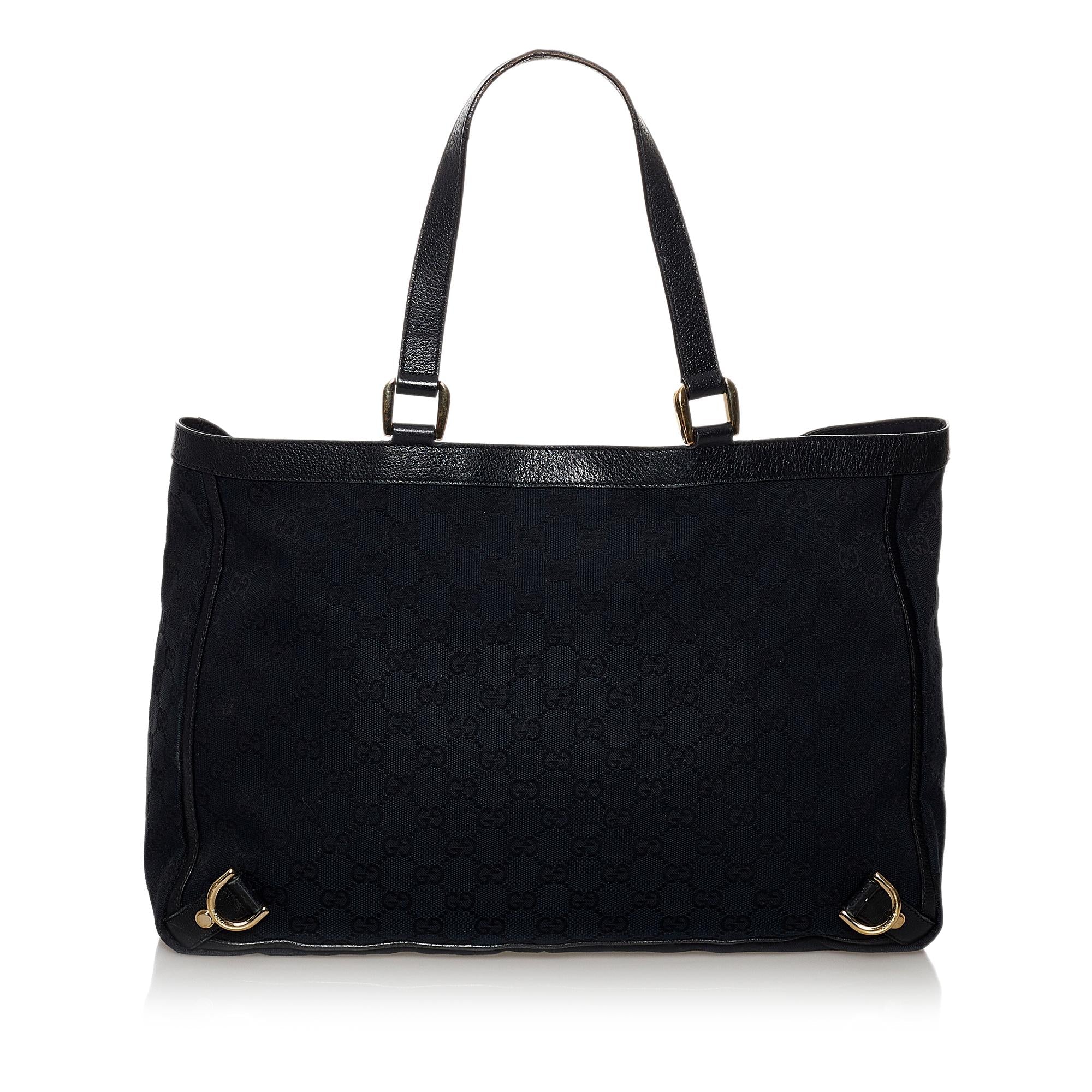Gucci GG Canvas Abbey D- Ring Tote Bag (SHG-29845)