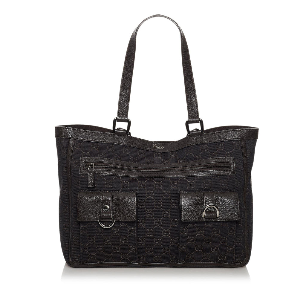 Gucci GG Canvas Abbey D-Ring Tote Bag (SHG-30709)
