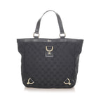Gucci GG Canvas Abbey D-Ring Tote Bag (SHG-32122)