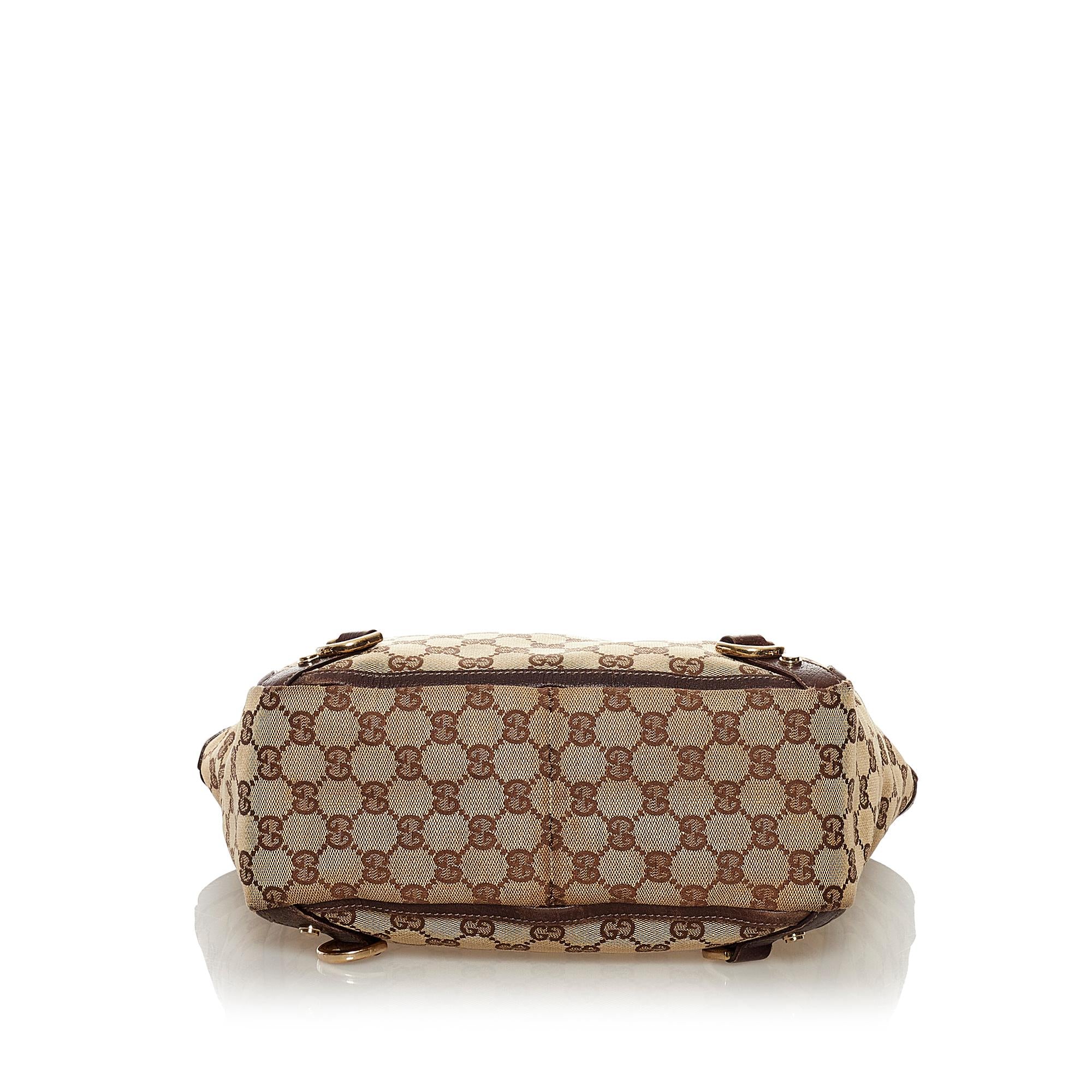 Gucci GG Canvas Abbey D-Ring Tote Bag (SHG-32272)