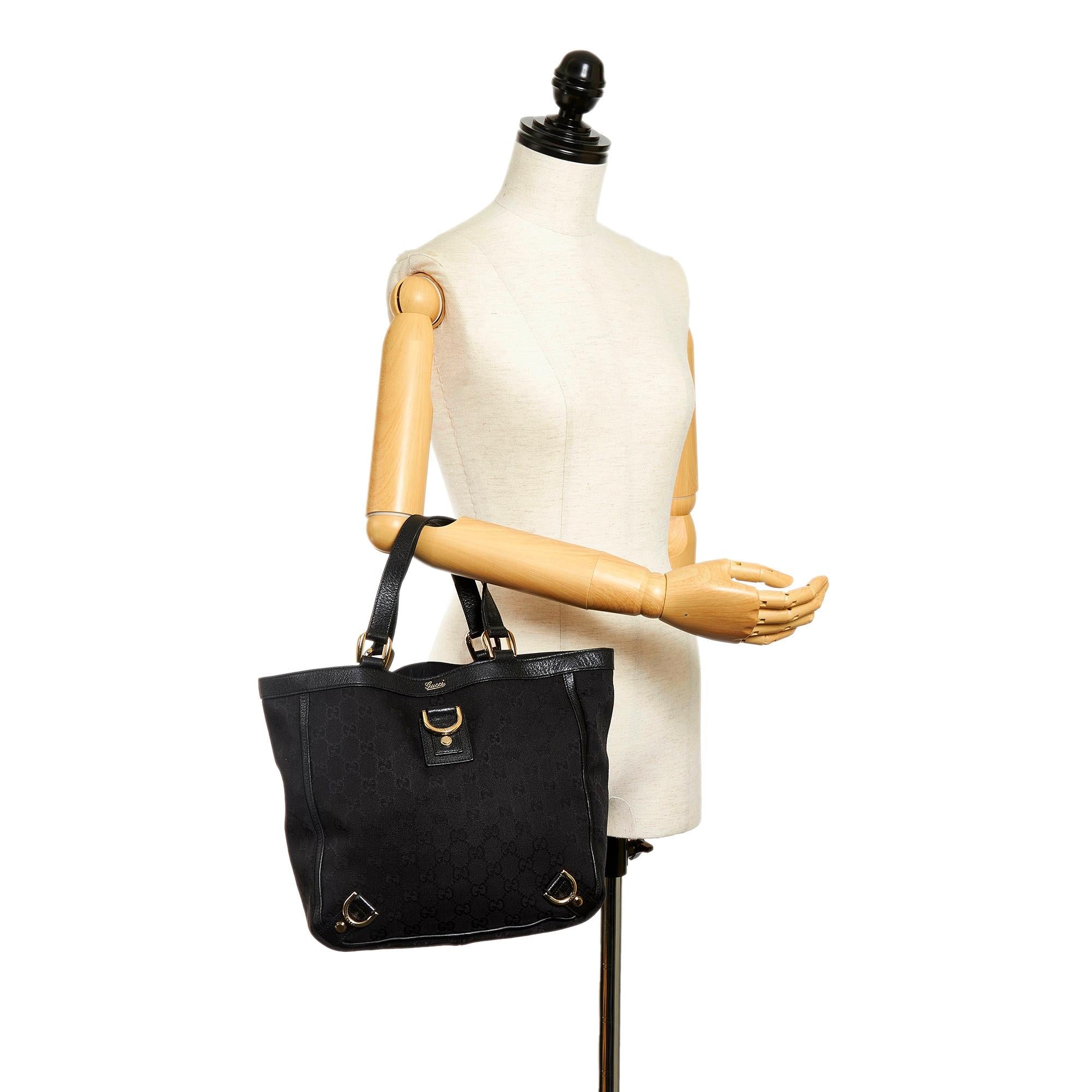 Gucci GG Canvas Abbey D-Ring Tote Bag (SHG-34139)