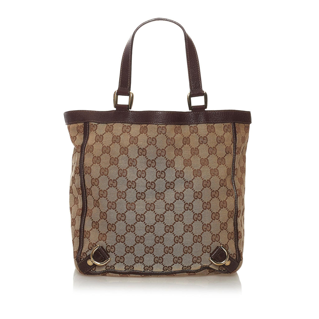 Gucci GG Canvas Abbey D-Ring Tote Bag (SHG-34673)