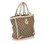 Gucci GG Canvas Abbey D-Ring Tote Bag (SHG-34880)
