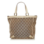 Gucci GG Canvas Abbey D-Ring Tote Bag (SHG-36170)