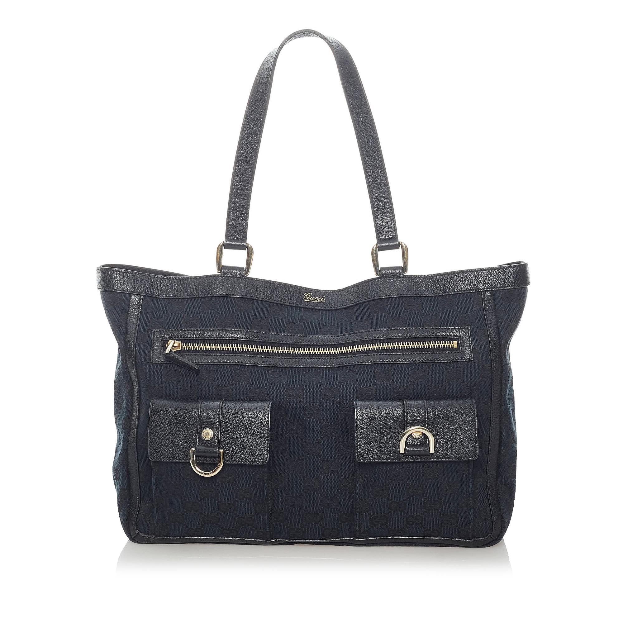 Gucci GG Canvas Abbey D Ring Tote Bag (SHG-37227)