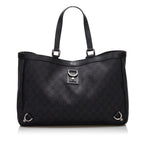 Gucci GG Canvas Abbey D-Ring Tote Bag (SHG-L70aPG)