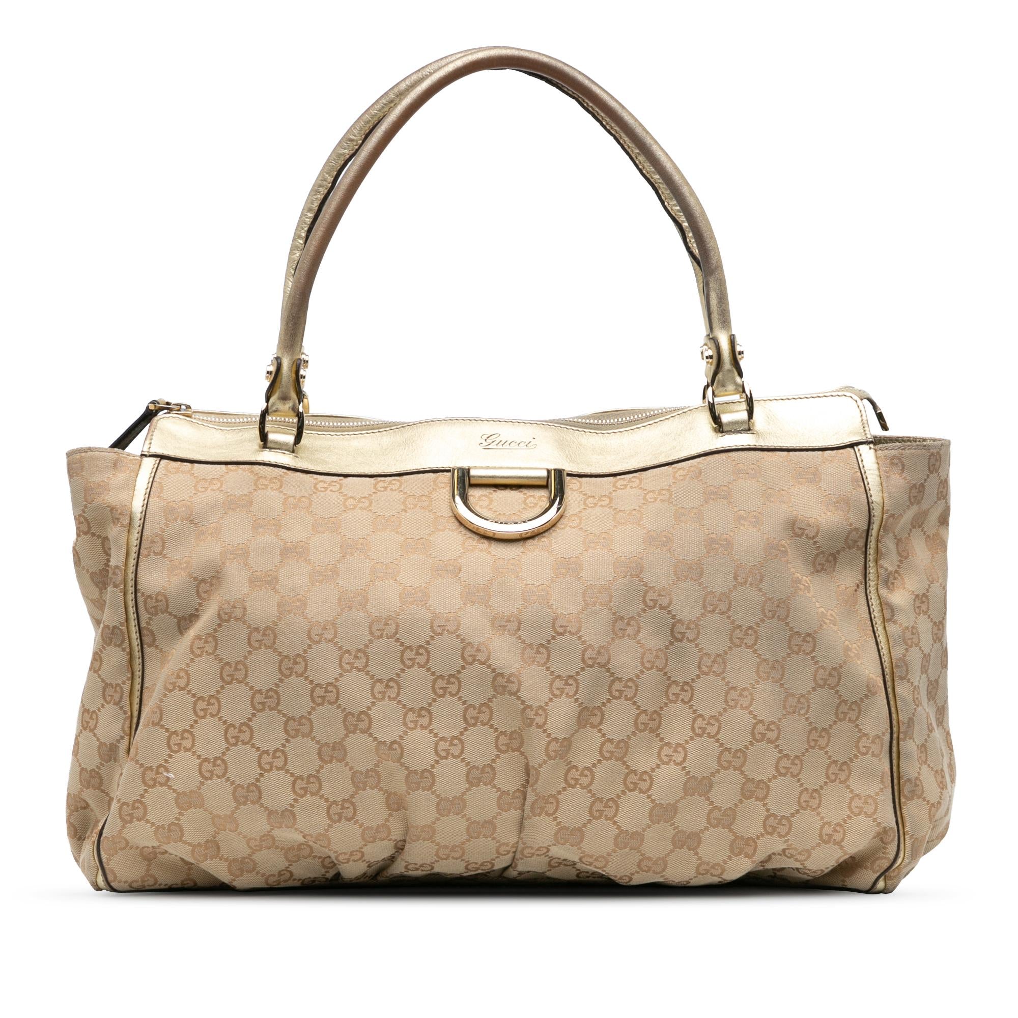 Gucci GG Canvas Abbey D Ring Tote Bag (SHG-Yn7kcN)