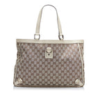 Gucci GG Canvas Abbey D-Ring Tote (SHG-sXPckG)