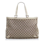 Gucci GG Canvas Abbey D-Ring Tote (SHG-gO6QPU)