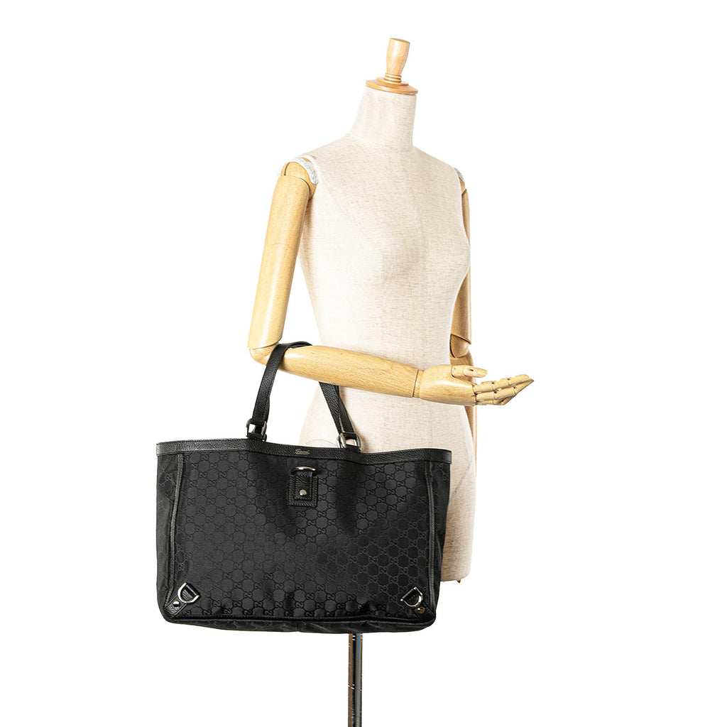 Gucci GG Canvas Abbey D Ring Tote (SHG-O6GTog)