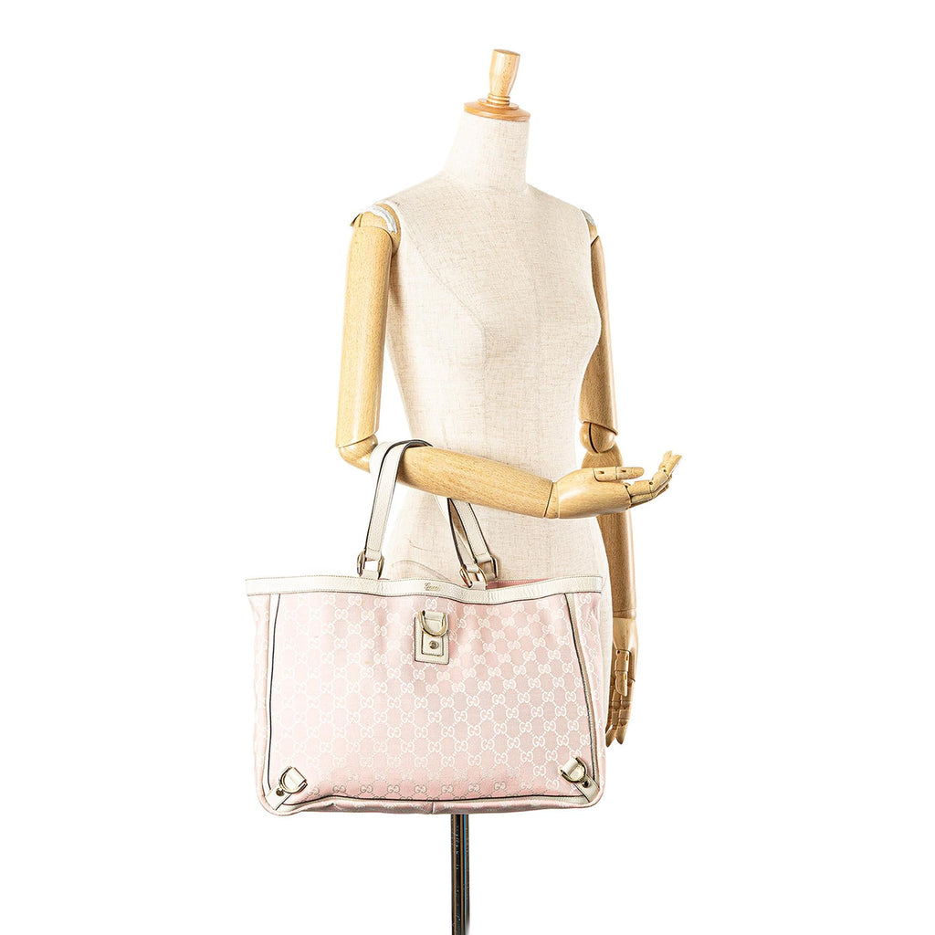 Gucci GG Canvas Abbey D Ring Tote