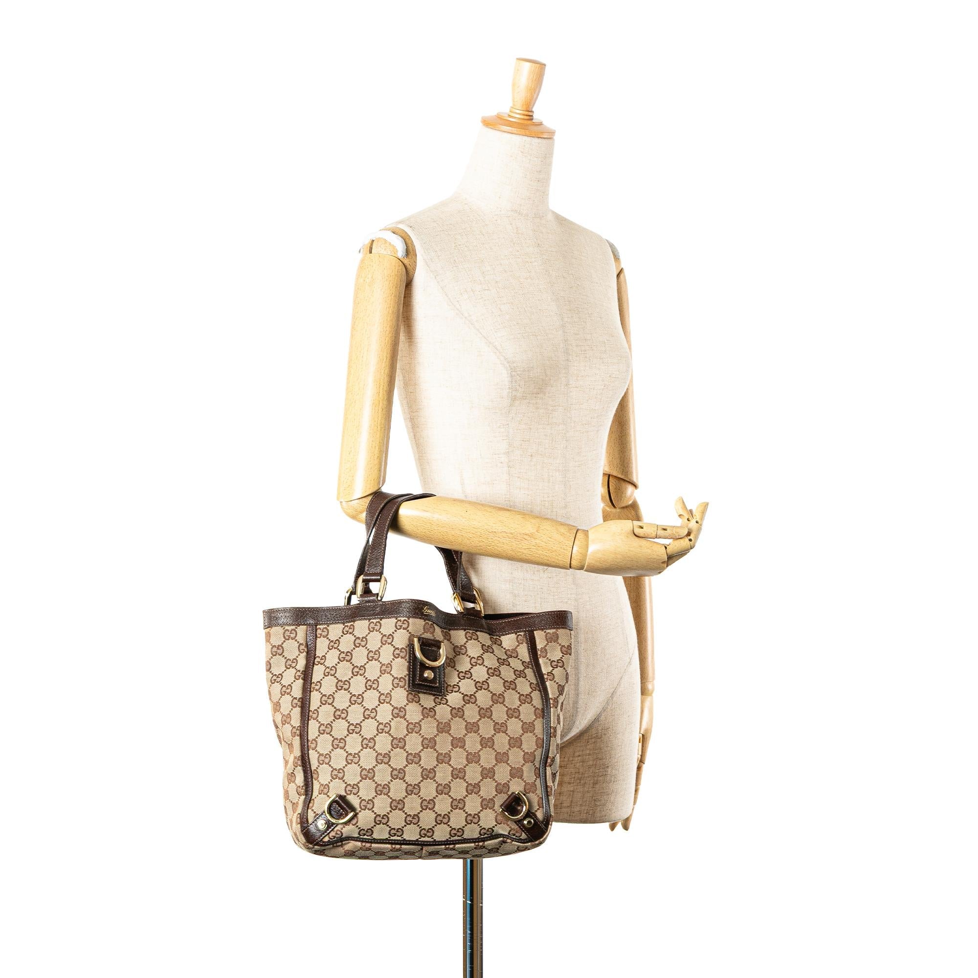 Gucci GG Canvas Abbey D Ring Tote