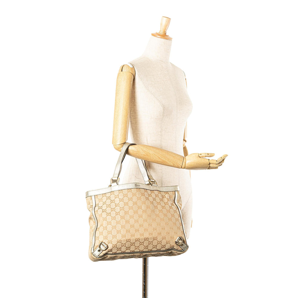 Gucci GG Canvas Abbey D Ring Tote