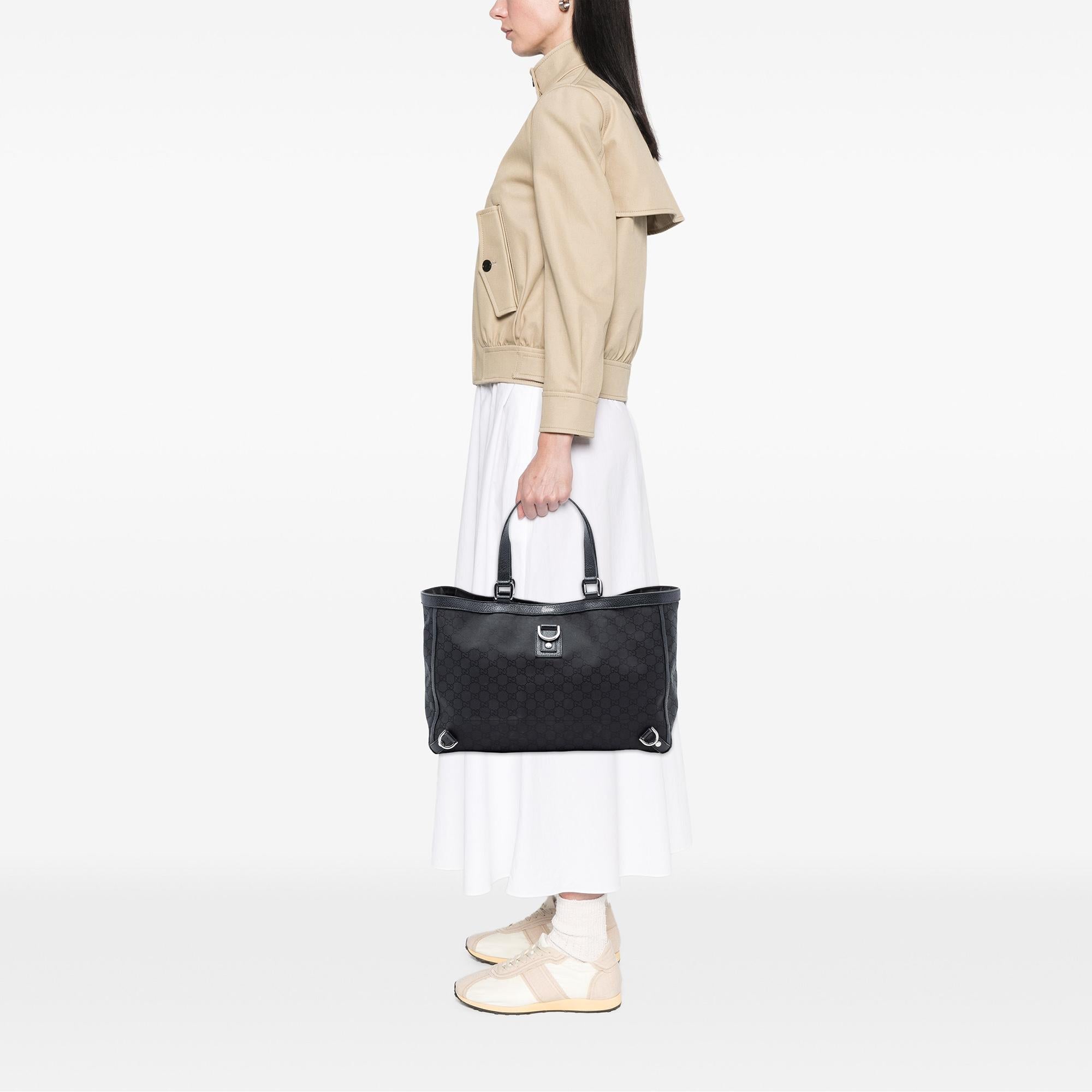Gucci GG Canvas Abbey D Ring Tote