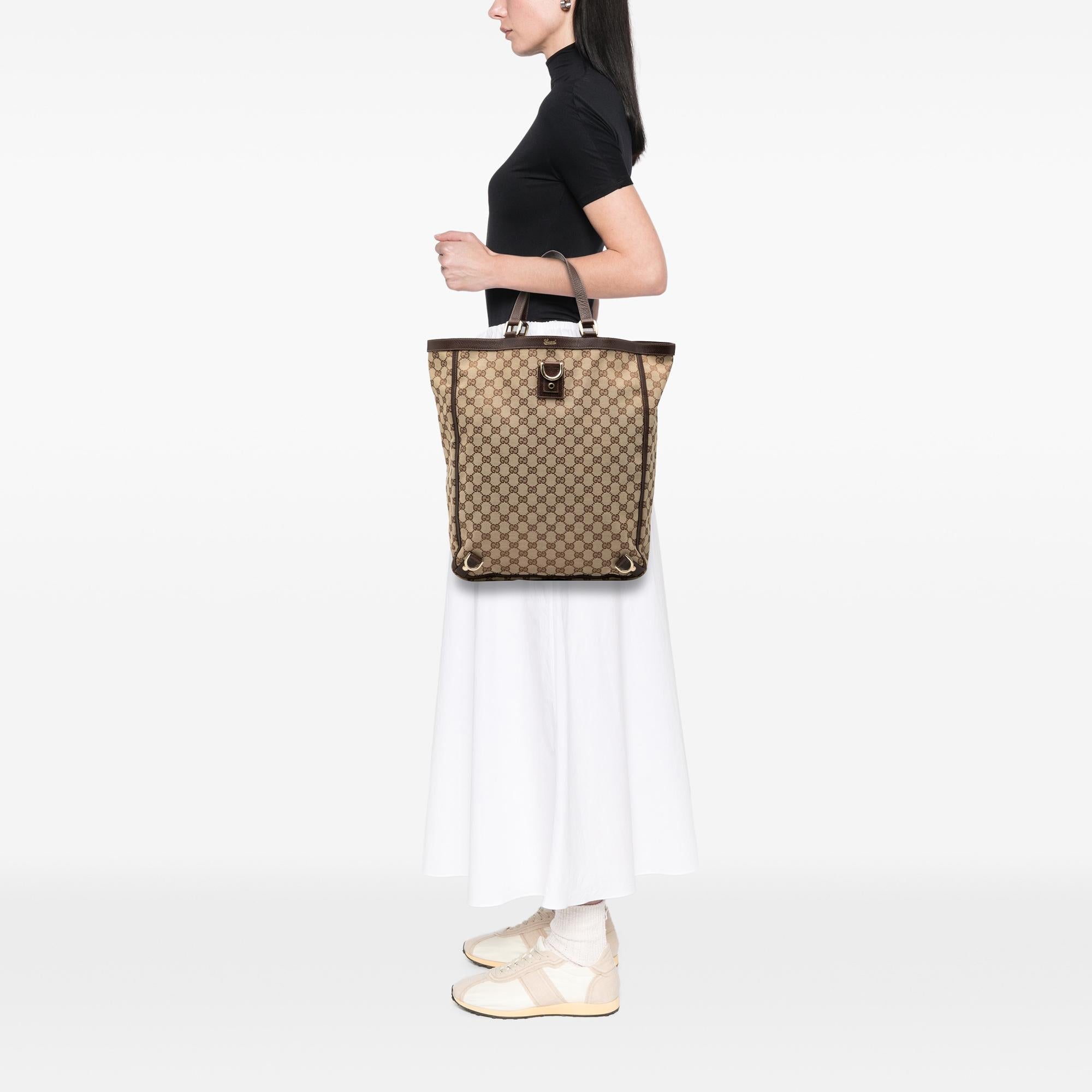 Gucci GG Canvas Abbey D Ring Tote