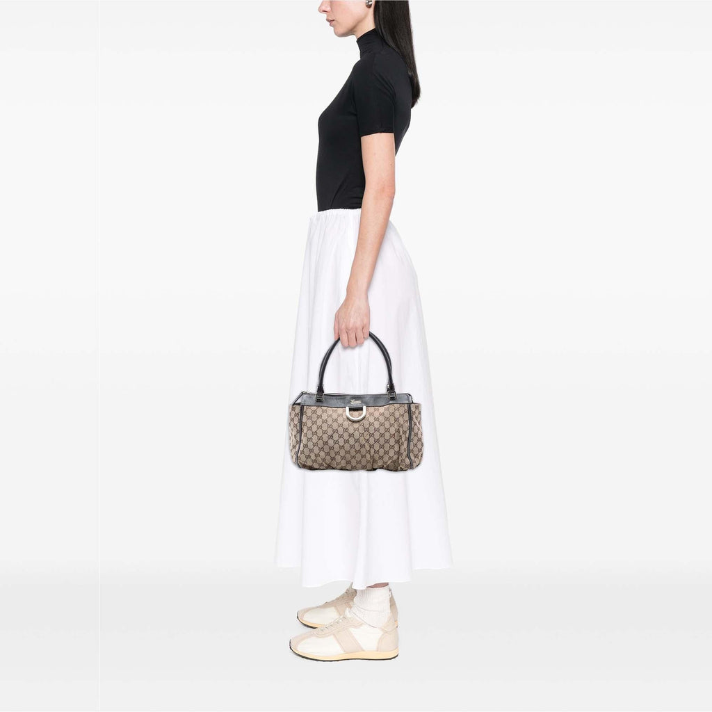 Gucci GG Canvas Abbey D Ring Tote
