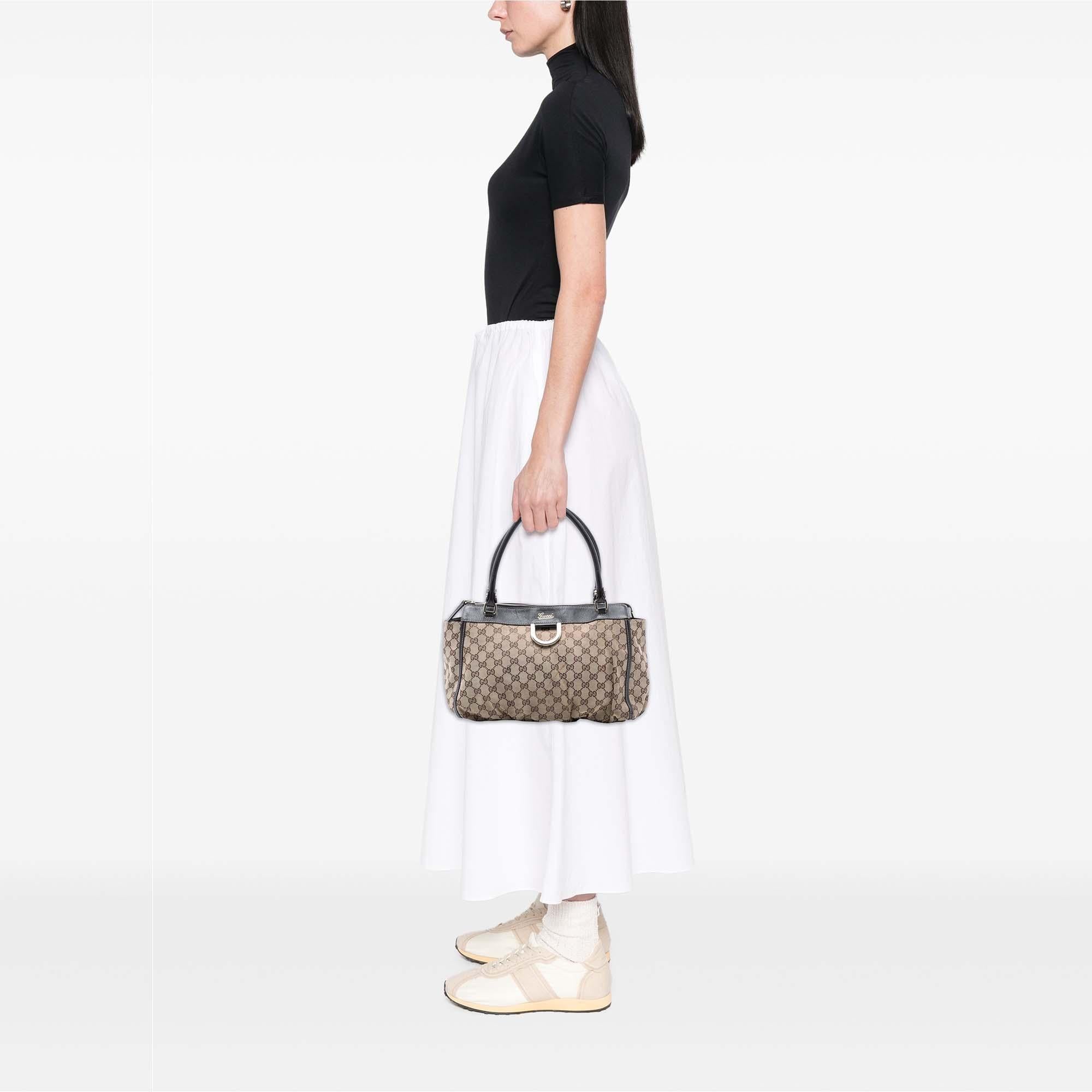Gucci GG Canvas Abbey D Ring Tote