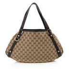 Gucci GG Canvas Abbey Medium Shoulder Bag (SHF-19735)
