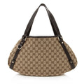 Gucci GG Canvas Abbey Medium Shoulder Bag (SHF-19735)