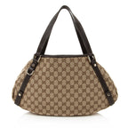 Gucci GG Canvas Abbey Medium Shoulder Bag (SHF-19735)