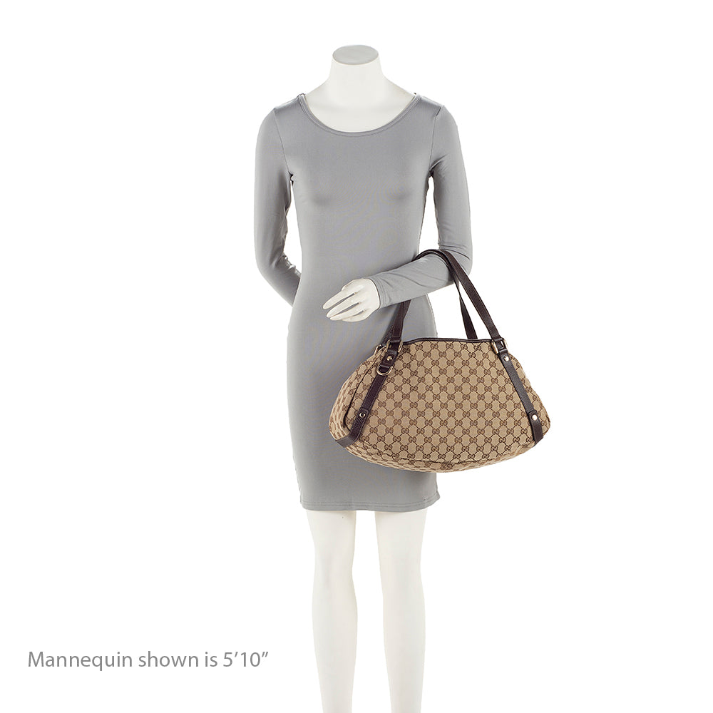 Gucci GG Canvas Abbey Medium Shoulder Bag (SHF-19735)