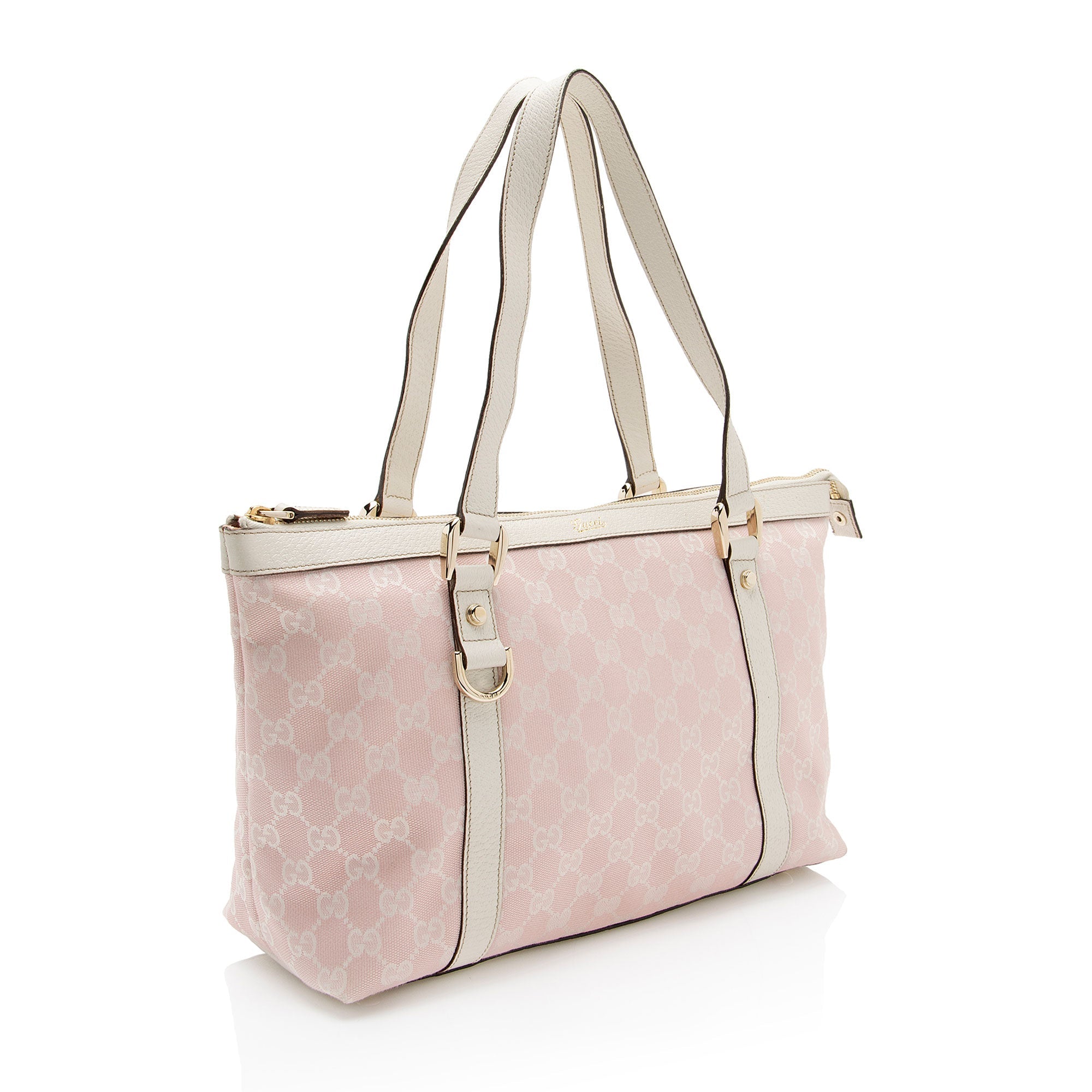 Gucci GG Canvas Abbey Medium Tote (SHF-M6QWPr)