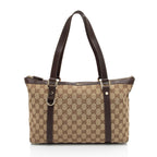 Gucci GG Canvas Abbey Medium Tote (SHF-3Yofcp)