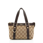 Gucci GG Canvas Abbey E/W Mini Tote (SHF-8A898A)