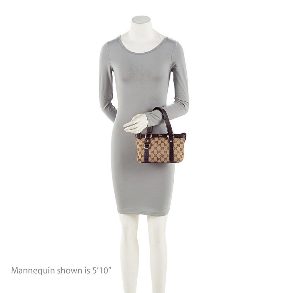Gucci GG Canvas Abbey E/W Mini Tote (SHF-8A898A)