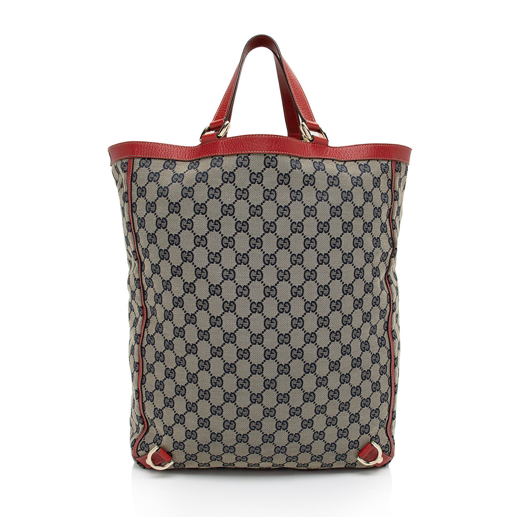 Gucci GG Canvas Abbey D Ring N/S Tote (SHF-cX7Zjk)