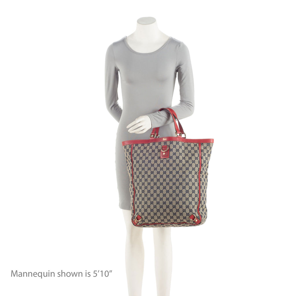 Gucci GG Canvas Abbey D Ring N/S Tote (SHF-cX7Zjk)