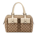Gucci GG Canvas Abbey Pocket Boston (SHG-RNdAnr)