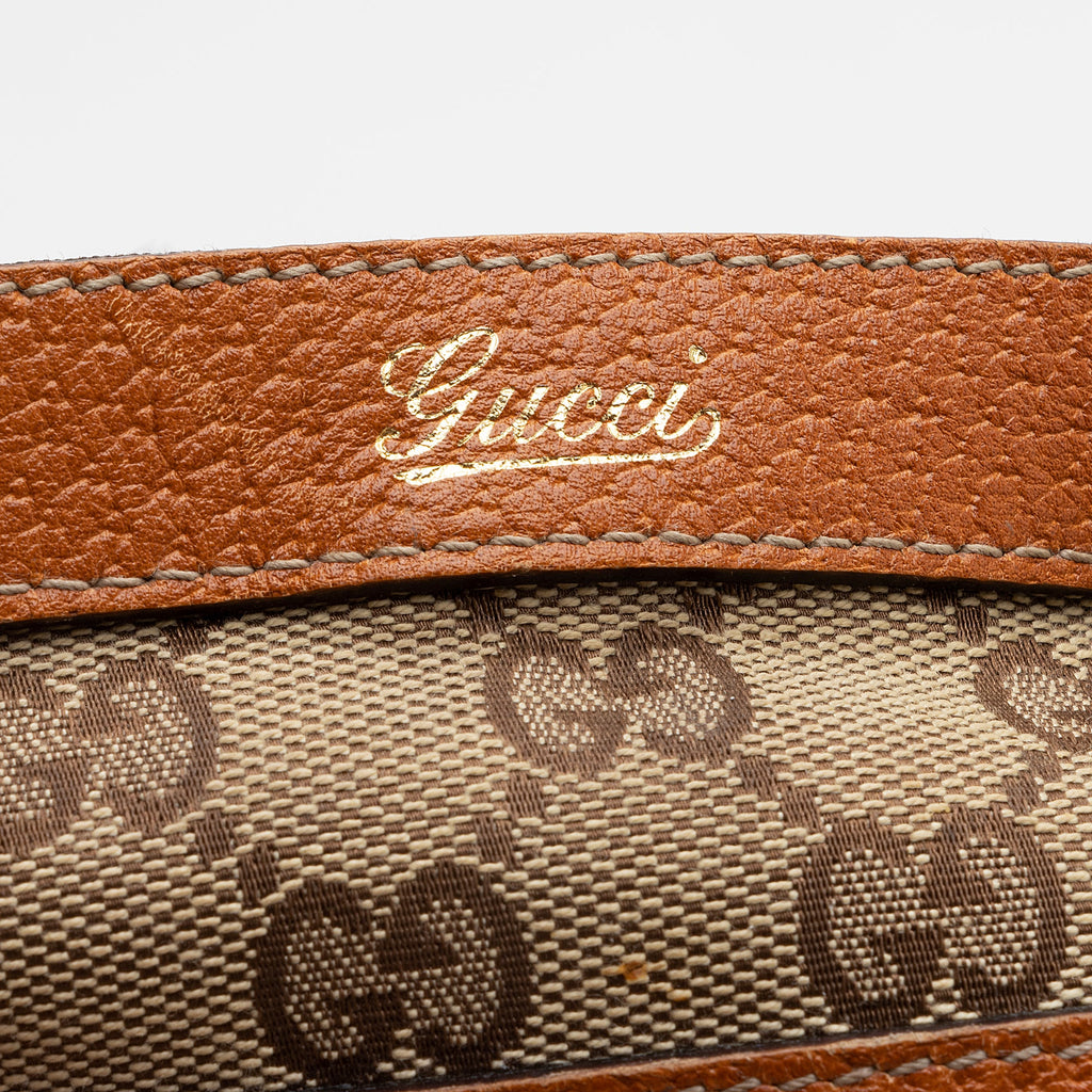 Gucci GG Canvas Abbey Pocket Tote (SHF-22728)