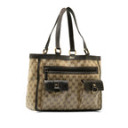 Gucci GG Canvas Abbey Pocket Tote (SHG-ZCIkk9)