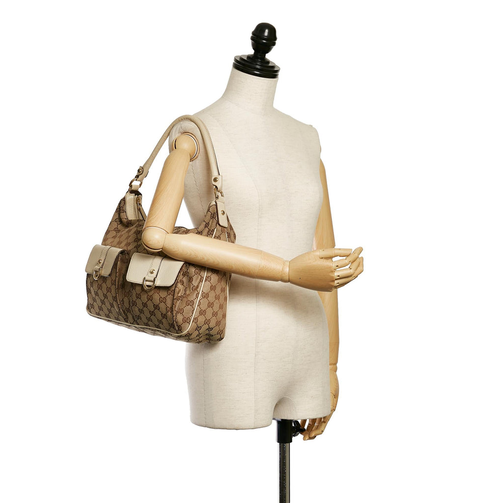 Gucci GG Canvas Abbey Shoulder Bag (SHG-32008)
