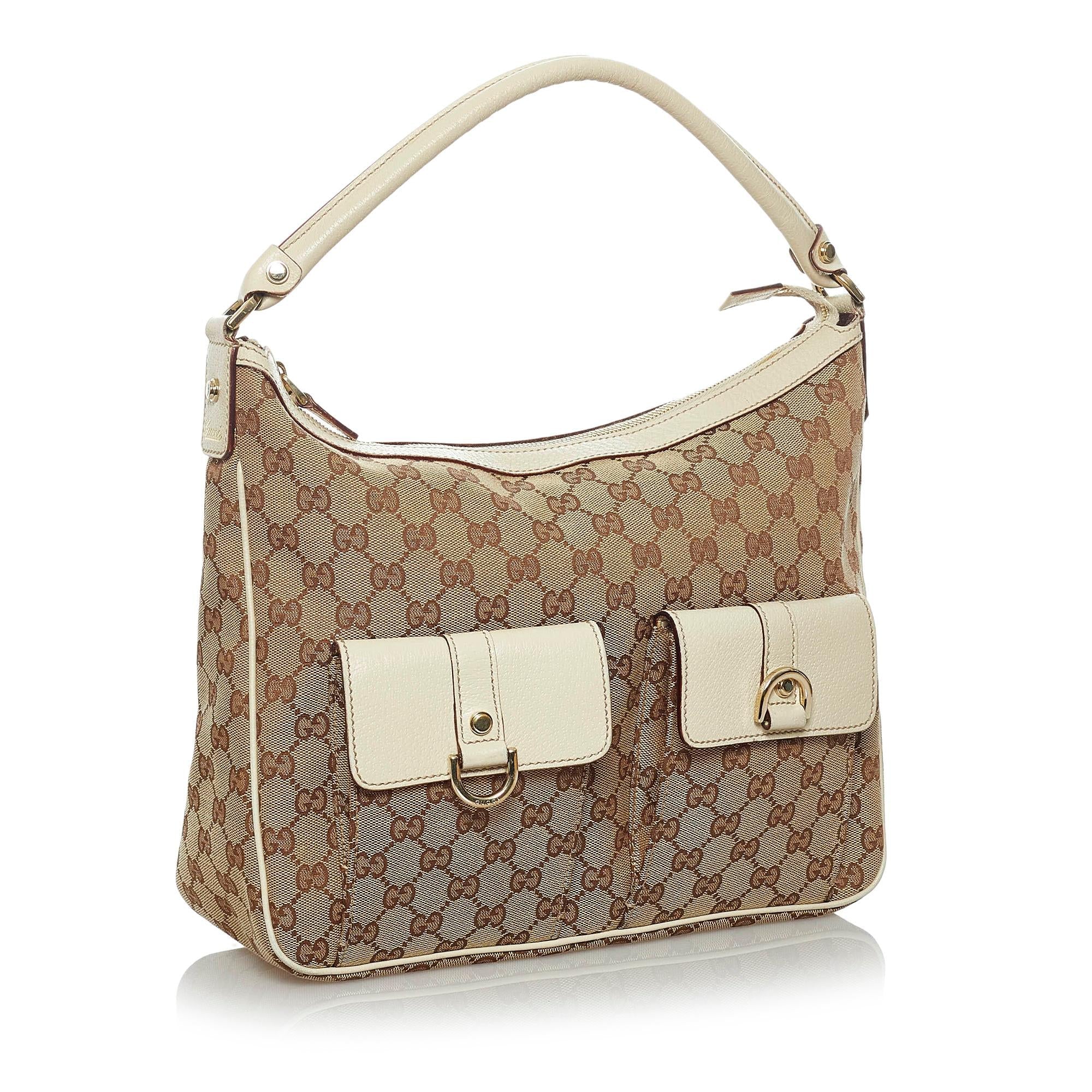 Gucci GG Canvas Abbey Shoulder Bag (SHG-34172)