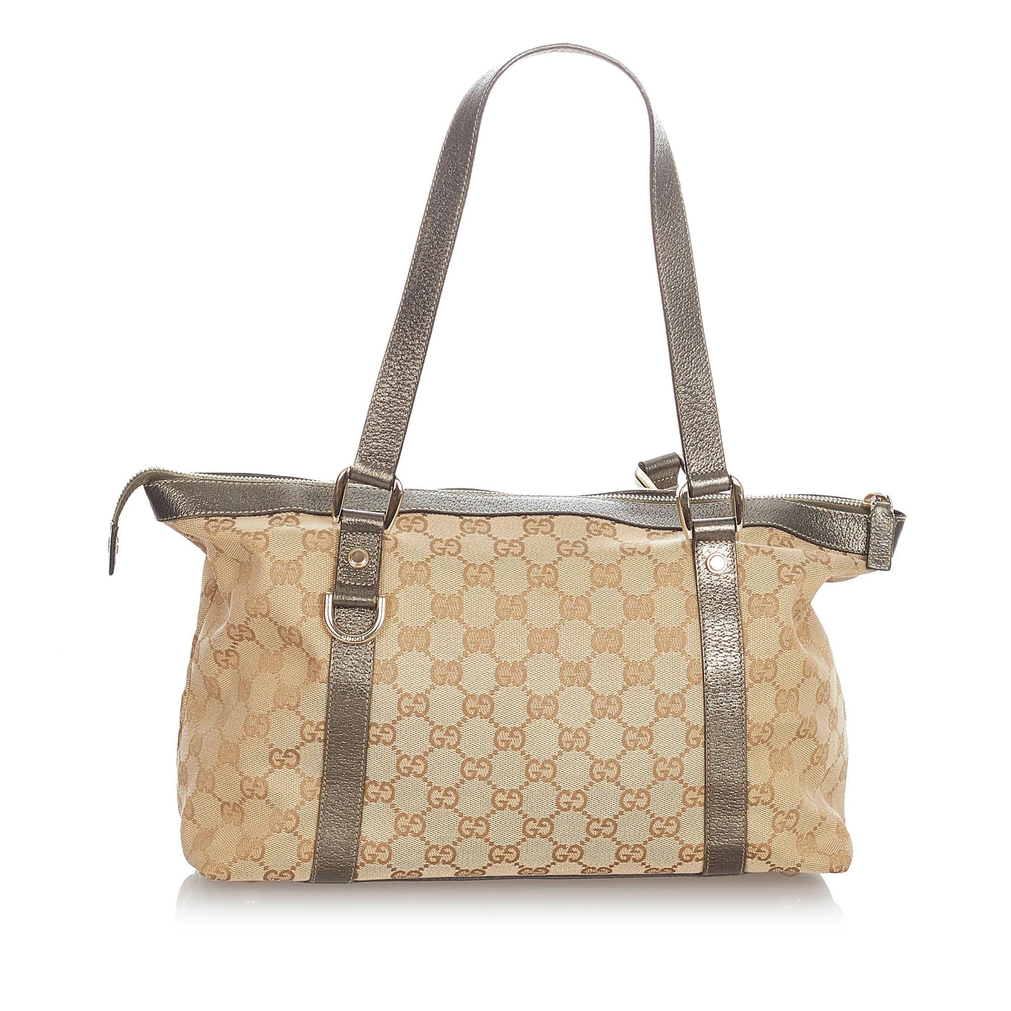 Gucci GG Canvas Abbey Tote Bag (SHG-23279)