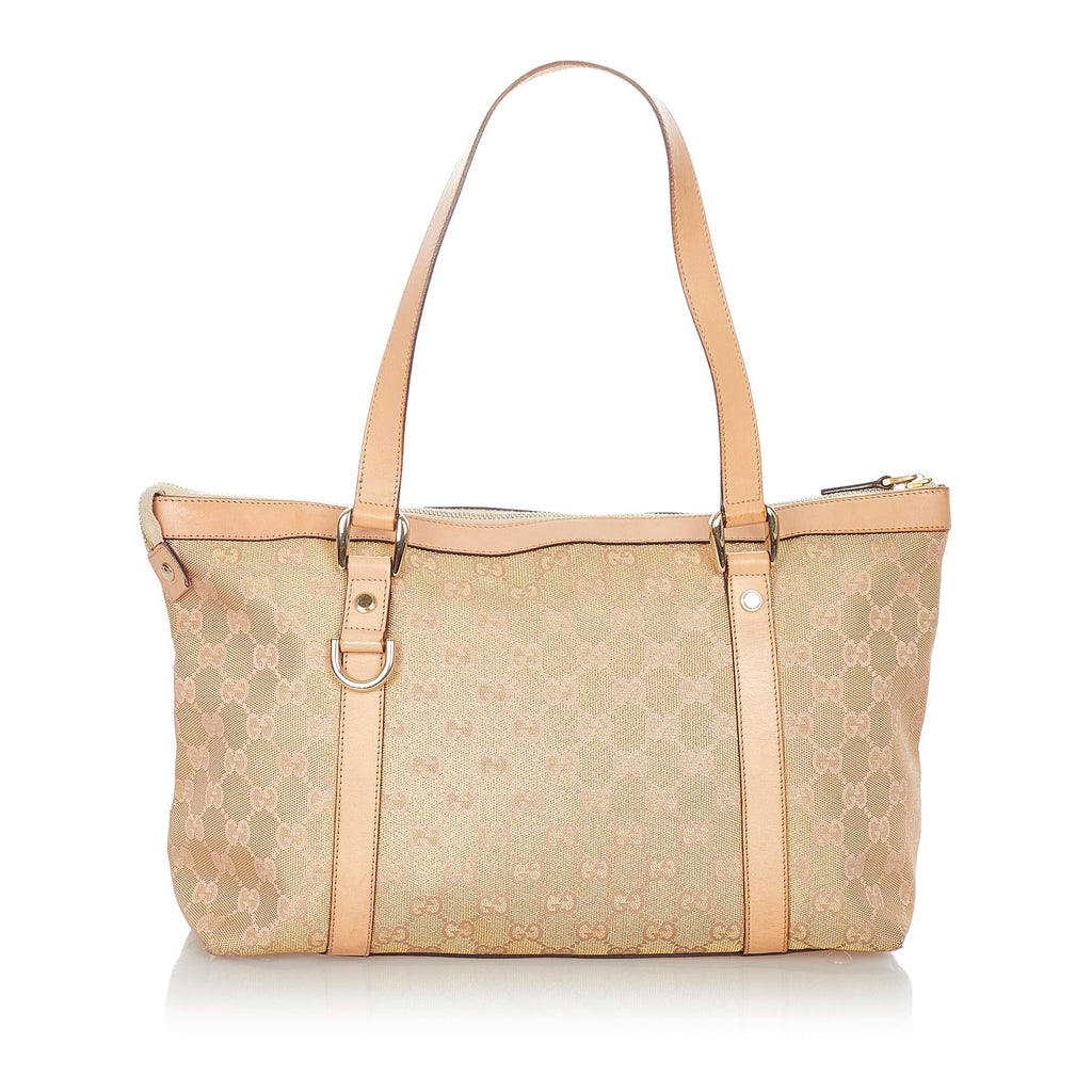Gucci GG Canvas Abbey Tote Bag (SHG-23743)