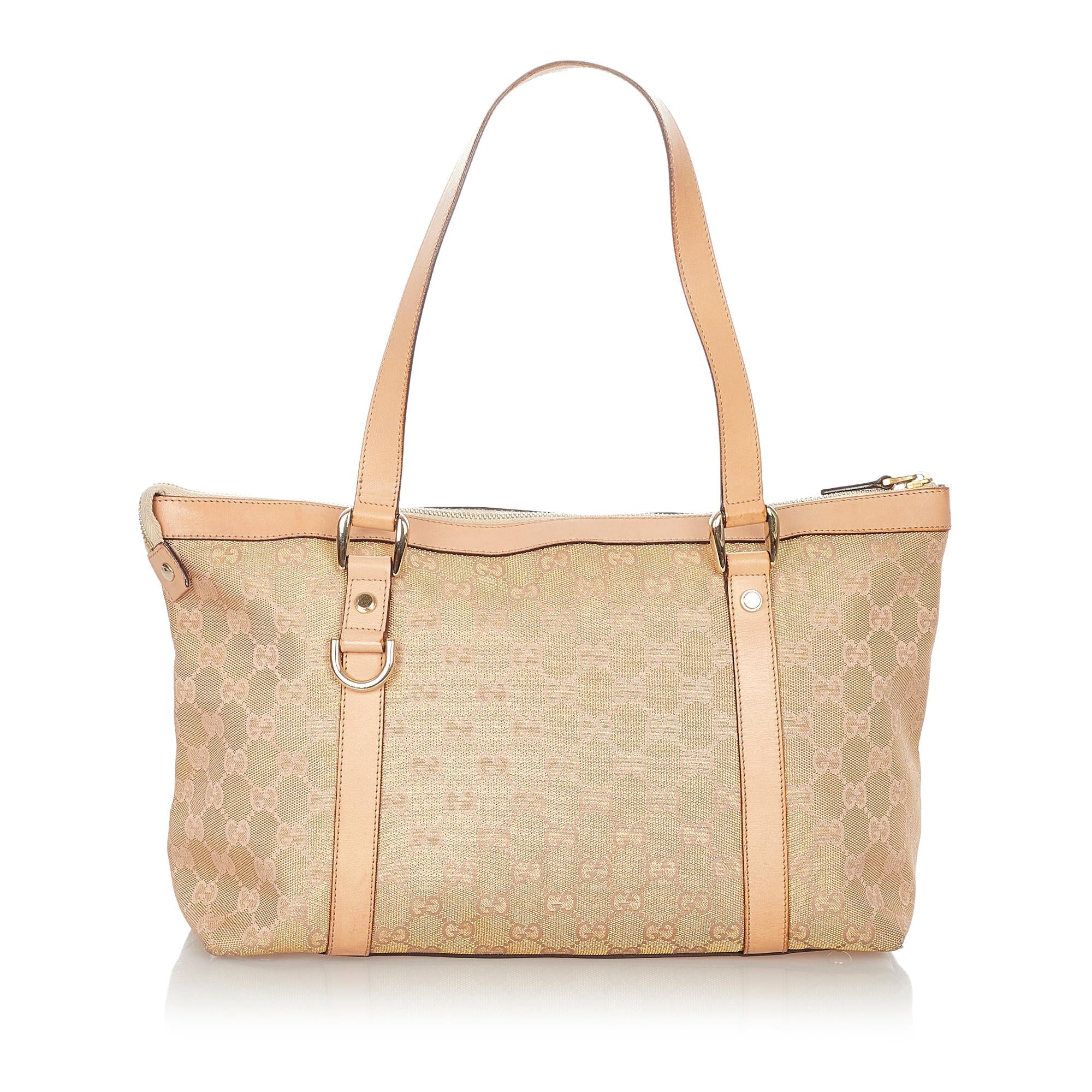 Gucci GG Canvas Abbey Tote Bag (SHG-23743)