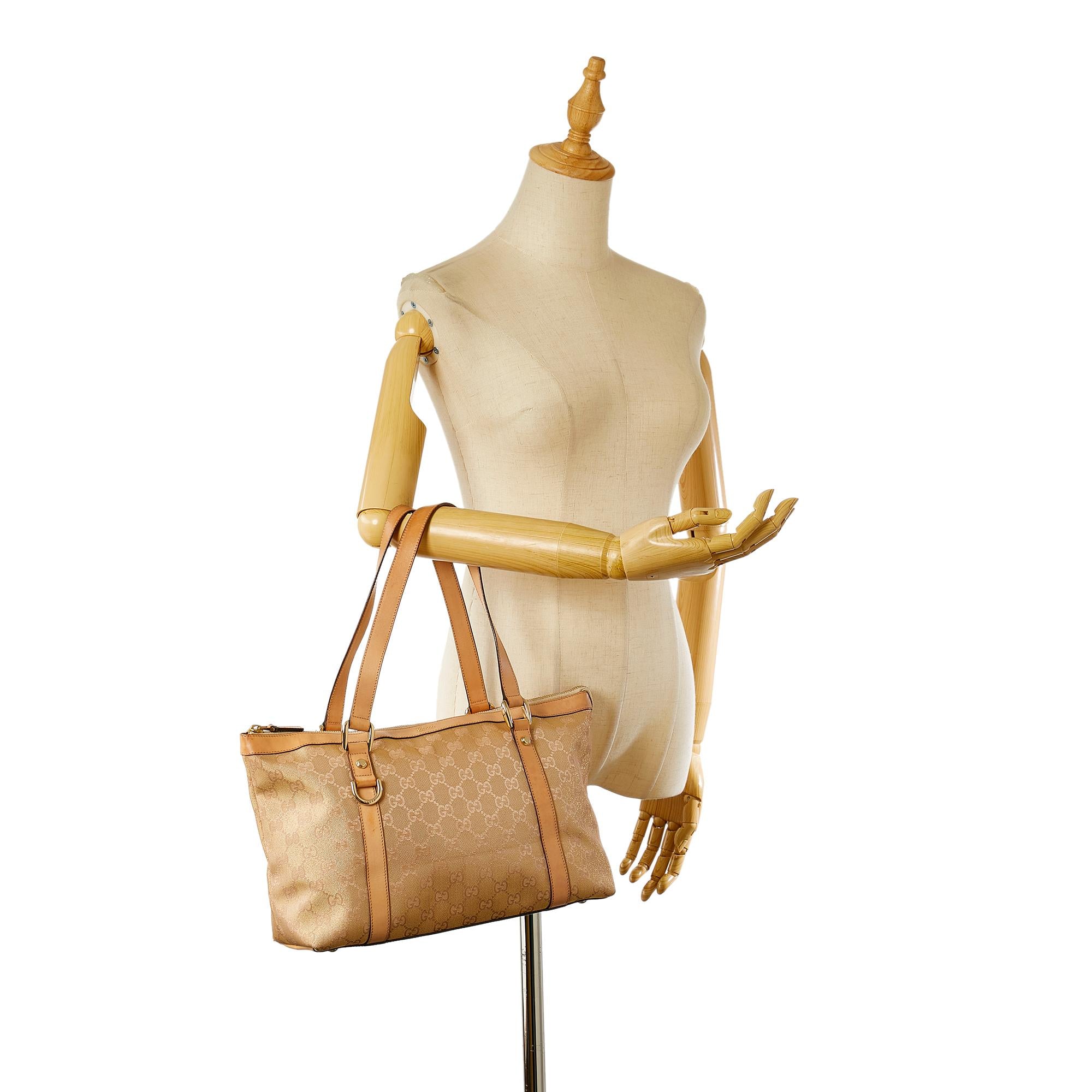 Gucci GG Canvas Abbey Tote Bag (SHG-23743)
