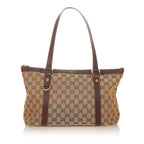 Gucci GG Canvas Abbey Tote Bag (SHG-24562)