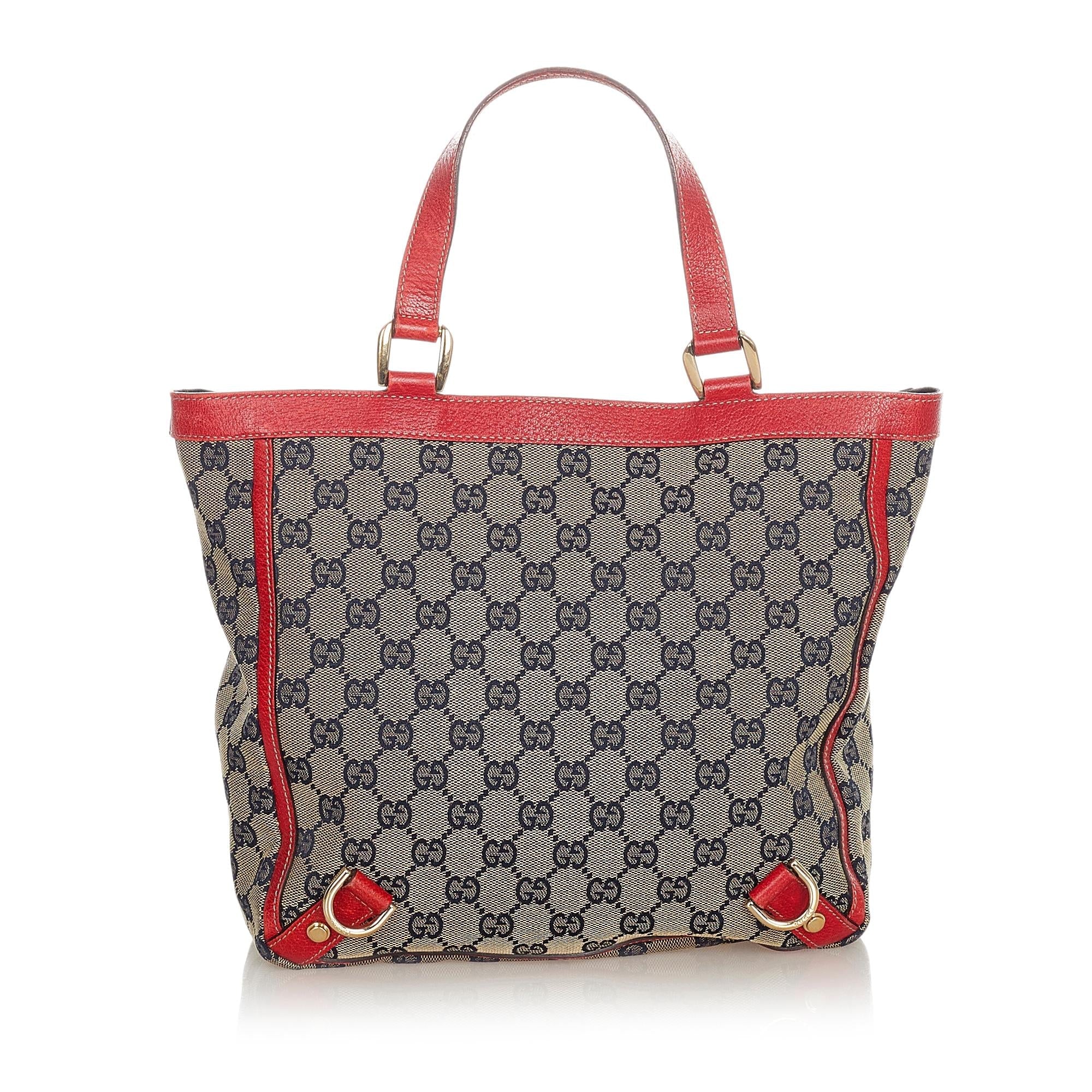 Gucci GG Canvas Abbey Tote Bag (SHG-31902)
