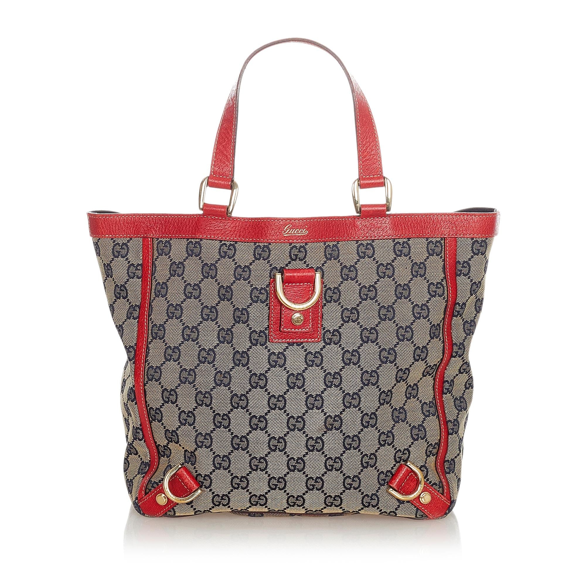 Gucci GG Canvas Abbey Tote Bag (SHG-31902)